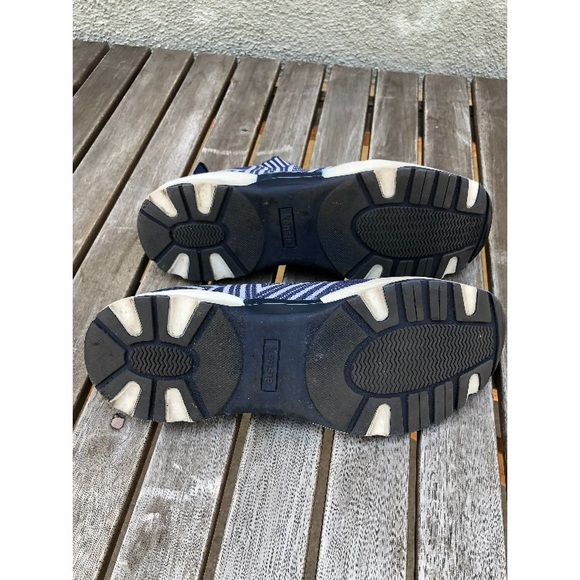 KENZIE NAVY KNIT SLIP ON SNEAKERS SZ 9 - Picture 5 of 5